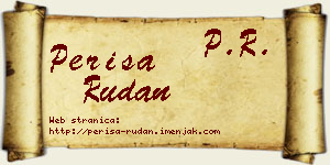 Periša Rudan vizit kartica